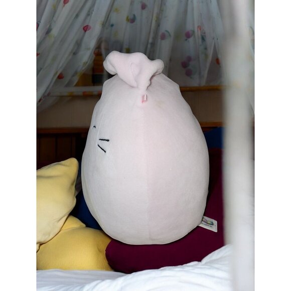 2018 Bop the Bunny 16” Squishmallow – HTF Easter Plush – Slight Staining – Colle - Picture 4 of 9